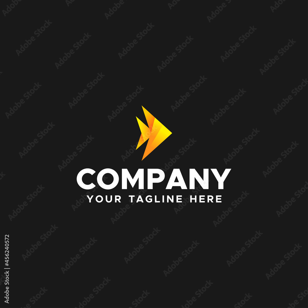 Arrow Logo Gradient Brand For Company Arrow Logo Gradient Brand For Company