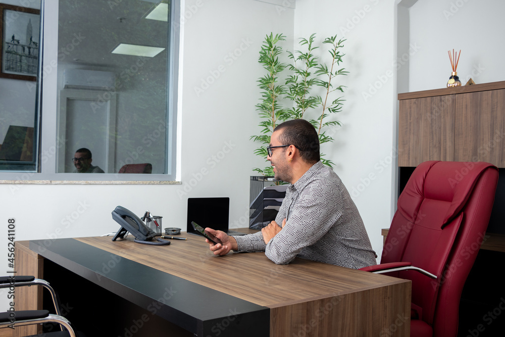 successful business businessman at his office
successful business businessman at his office