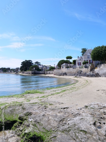 The bay of la Baule, during a sunny day. August 2021, France.