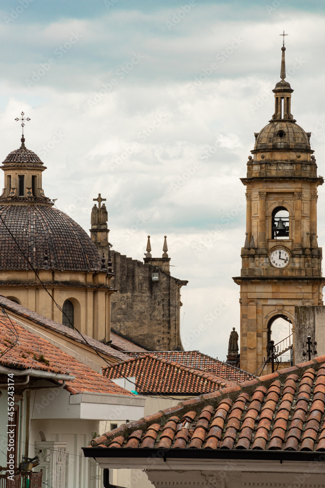 Old church bogotá downtown 