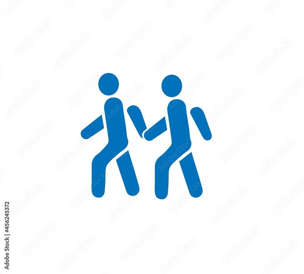 modern man walk icon 2 human walkway modern man walk icon 2 human walkway