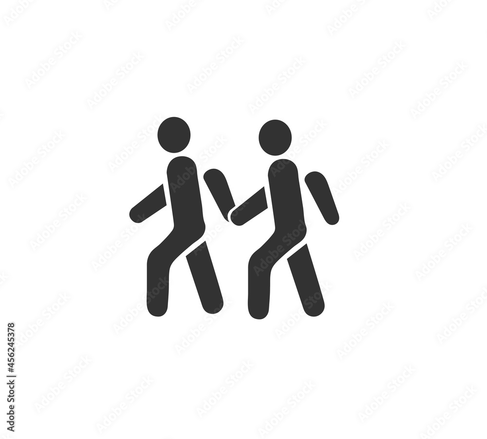 modern man walk icon 2 human walkway modern man walk icon 2 human walkway