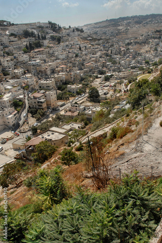 The Valley of Josaphat is a Biblical place that describes the place where, were annihilated the coalition of Moab, Ammon and Edom. Jerusalem. Israel, August 2008
