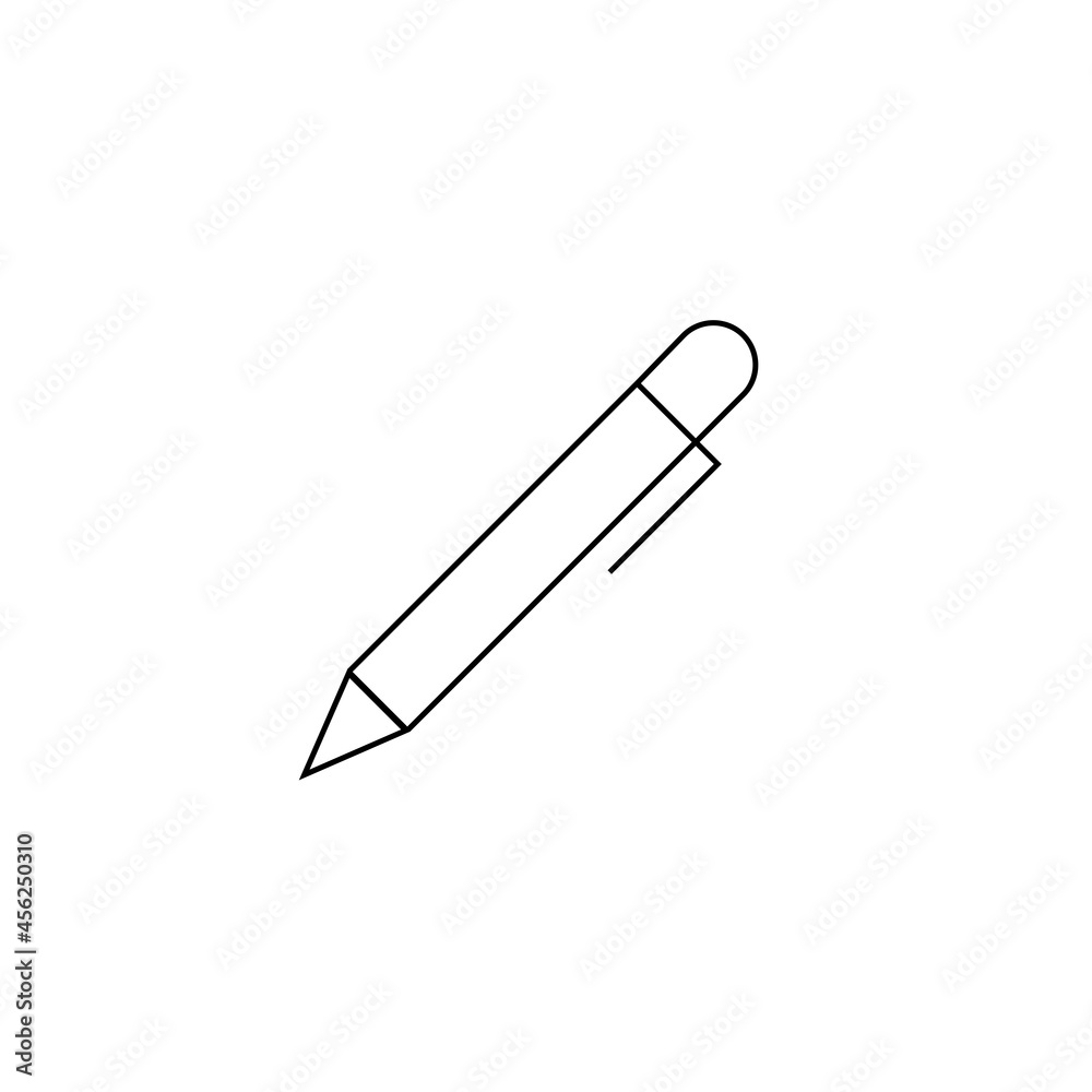 Pen icon. Forty five degrees sign eps ten Pen icon. Forty five degrees sign eps ten