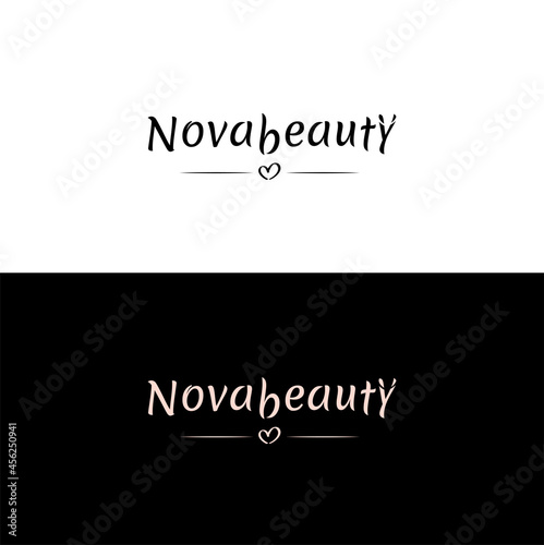 Logo for a beauty salon, cosmetology clinic, clothing or cosmetics store.