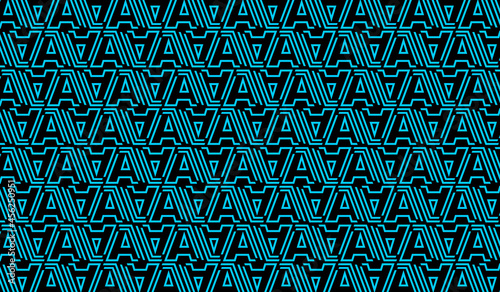dark blue background. Illustration with letter initials a  lined up and neatly arranged. Textures to complement your business or design needs