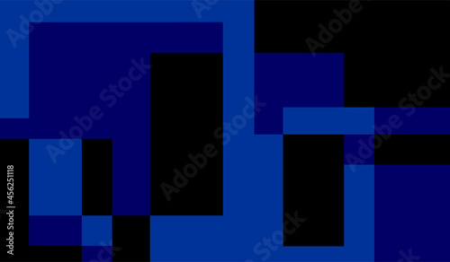 geometry in dark room blue background. Creative, attractive and modern illustrations. Textures to complement your business or design needs