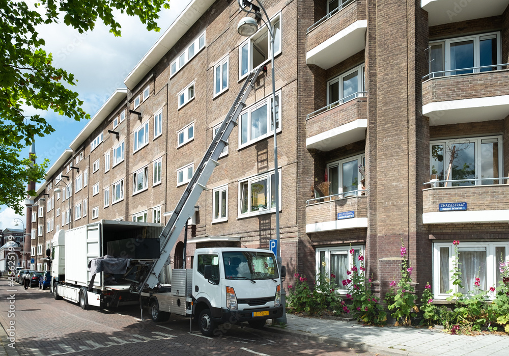 Moving in Amsterdam, Noord-Holland Province, The Netherlands