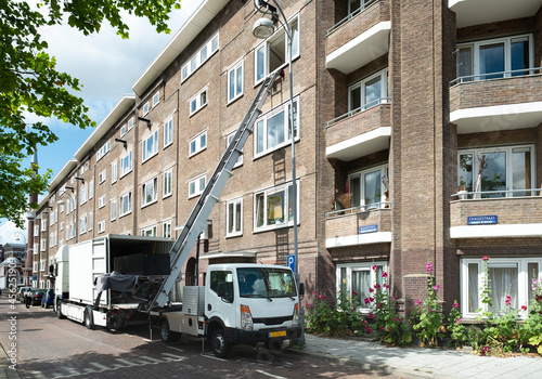 Moving in Amsterdam, Noord-Holland Province, The Netherlands
