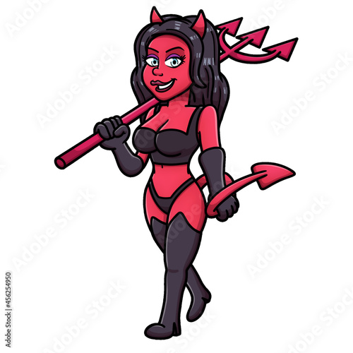 Devil Woman Cartoon