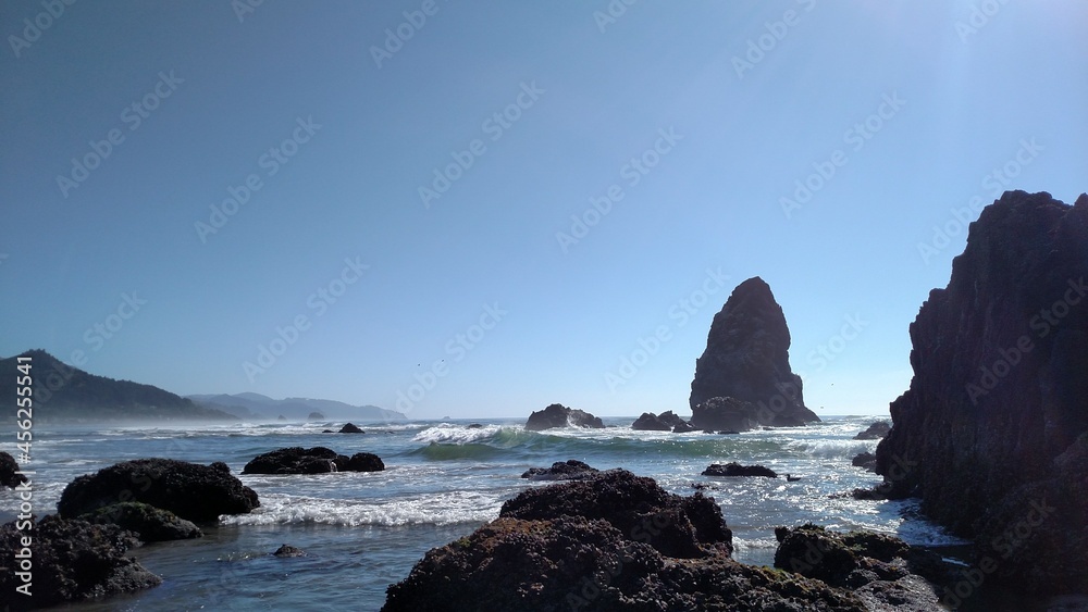 Fototapeta premium landscape with rocks on oregon coast