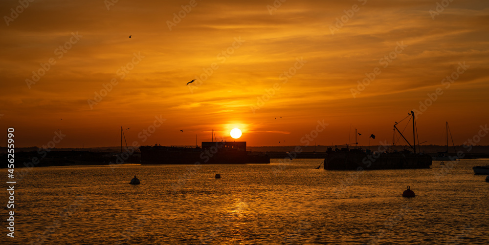 Sunset on Mersea Island Sunset on Mersea Island