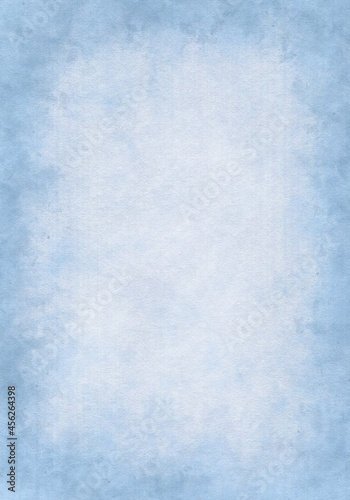 Abstract blue watercolor background. Watercolor background for invitations, cards, posters. Texture, abstract background, color splashing