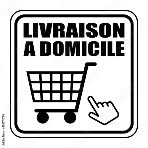 Logo livraison à domicile.