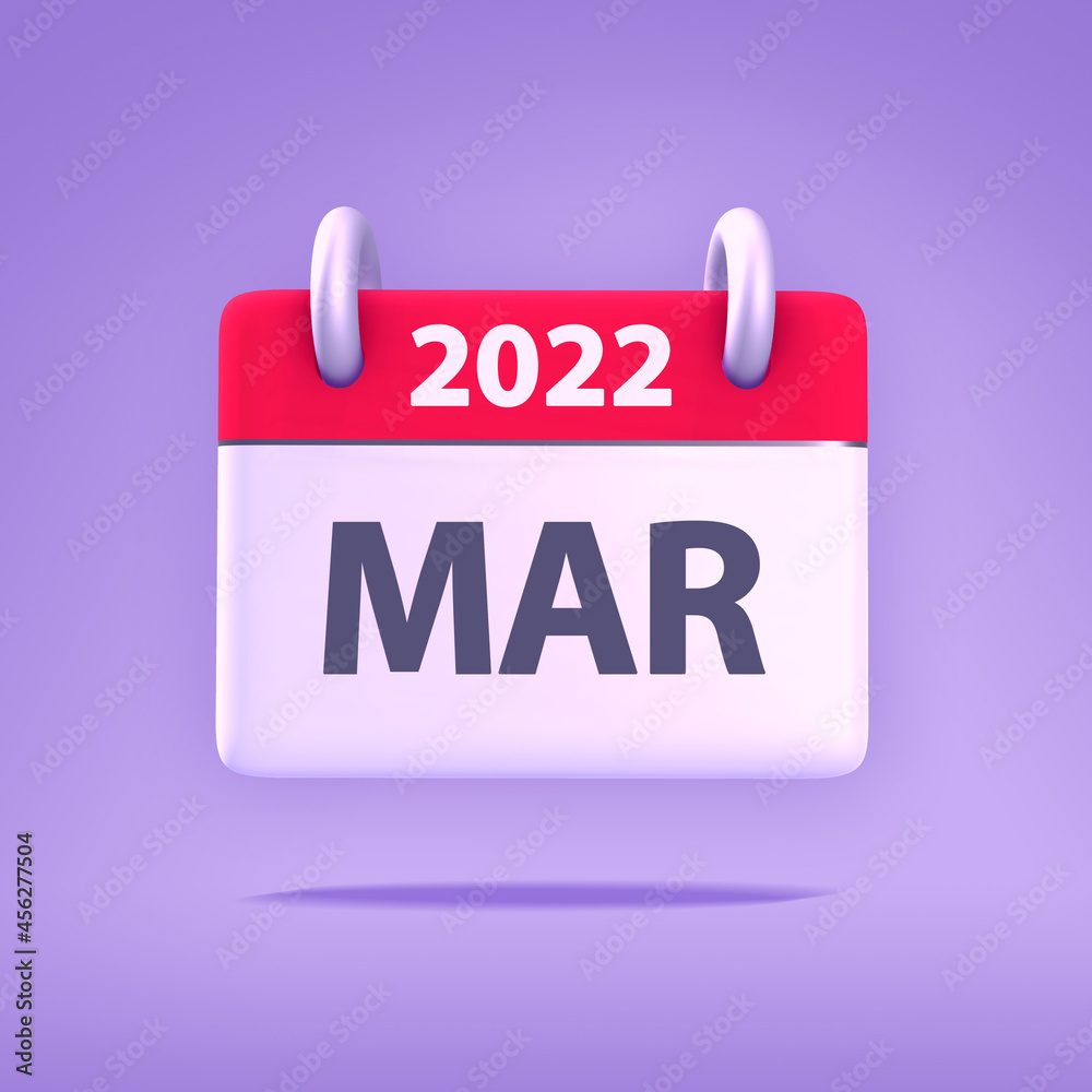 3D Wallpaper for Calendar Year 2022 - Month March 3D Wallpaper for Calendar Year 2022 - Month March