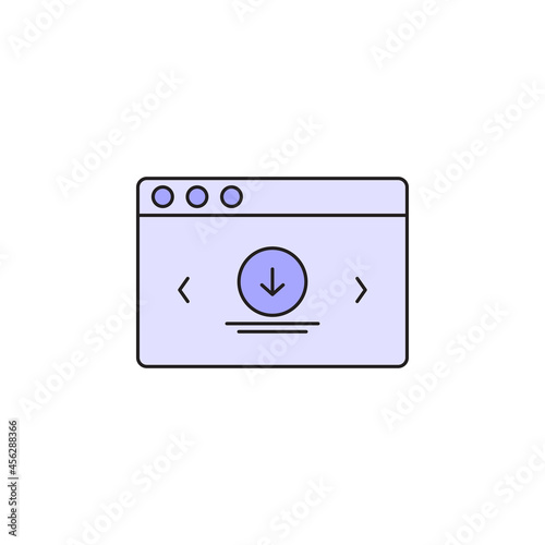 download ux wireframe icon slider vector