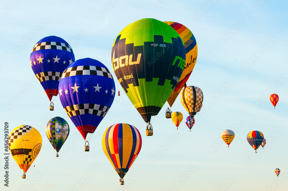 hot air balloons