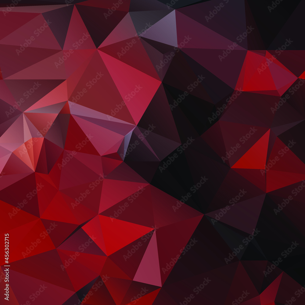 Obraz premium Abstract Red Color Polygon Background Design, Abstract Geometric Origami Style With Gradient