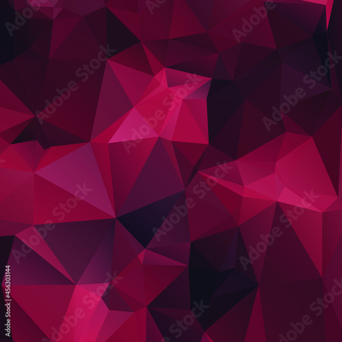 Abstract Purple Color Polygon Background Design, Abstract Geometric Origami Style With Gradient