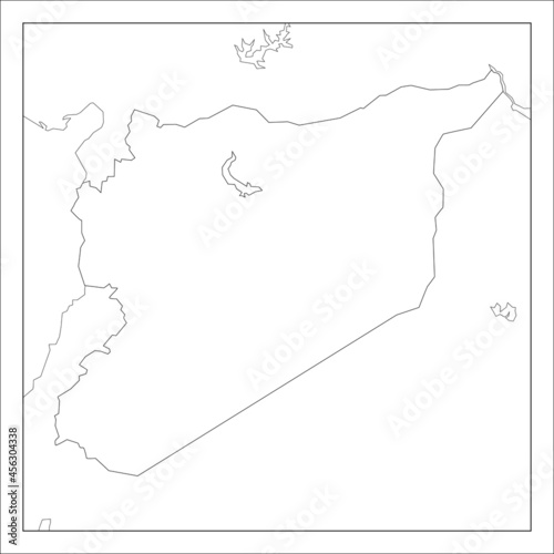 シリアの地図です
