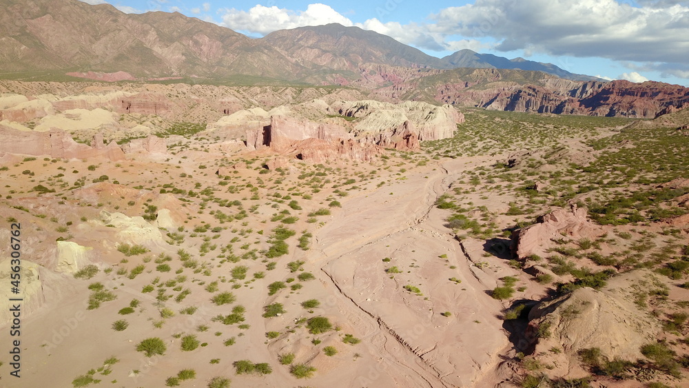 mountain desert landscape in northwest Argentina (D-Log profile)