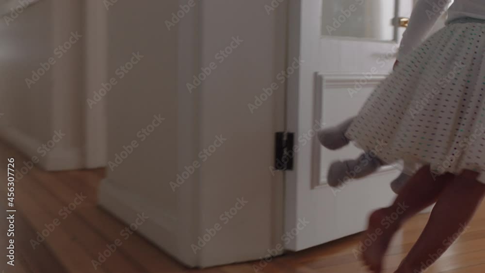 happy little girl running through house wearing tutu opening curtains looking out window at beautiful new day with bright sunlight playful child feeling positive 4k footage happy little girl running through house wearing tutu opening curtains looking out window at beautiful new day with bright sunlight playful child feeling positive 4k footage