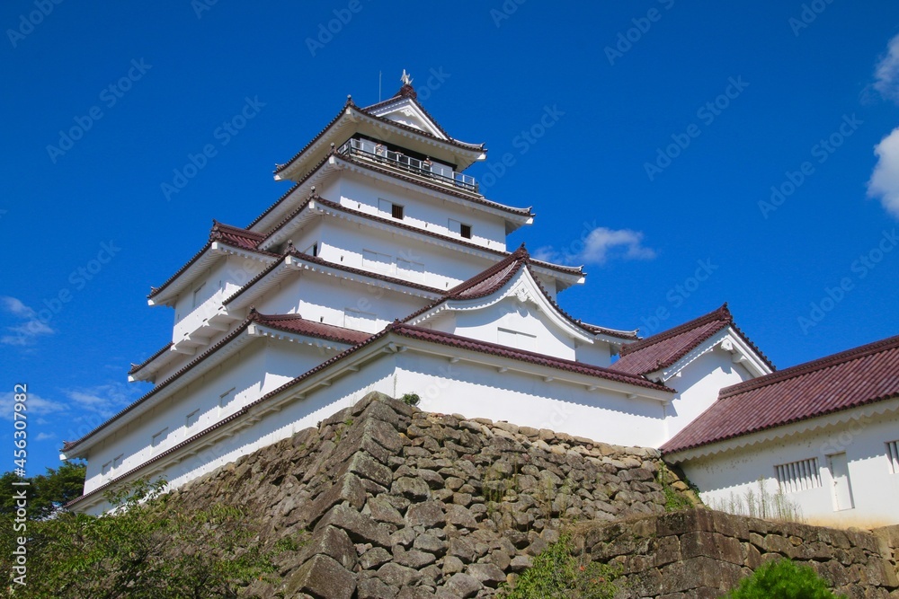 会津鶴ヶ城・天守閣（福島県・会津若松市）