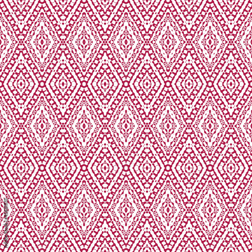 Abstract seamless pattern with various shapes. Geometric pattern for fabric. Textile background. © Helena