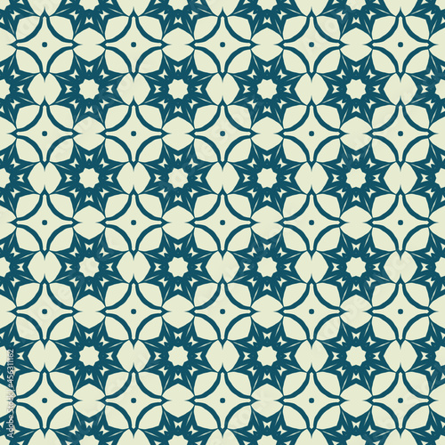 Abstract seamless pattern with various shapes. Geometric pattern for fabric. Textile background.