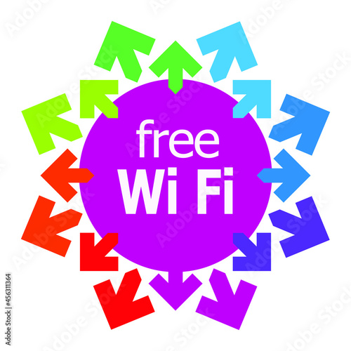 Free Wi-Fi Simple Vector Design for Icon, Symbol, and Logo. Wifi Sign for Public, Business, or Graphic Resource. EPS 10 Editable Stroke