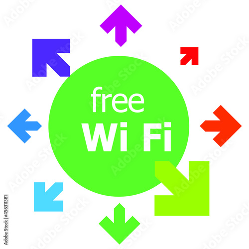 Free Wi-Fi Simple Vector Design for Icon, Symbol, and Logo. Wifi Sign for Public, Business, or Graphic Resource. EPS 10 Editable Stroke