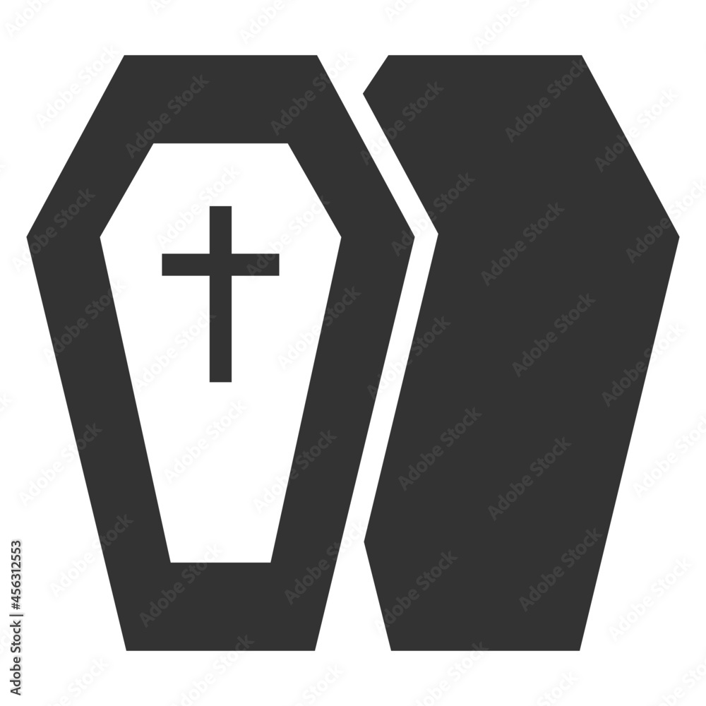 Obraz premium Coffin Icon