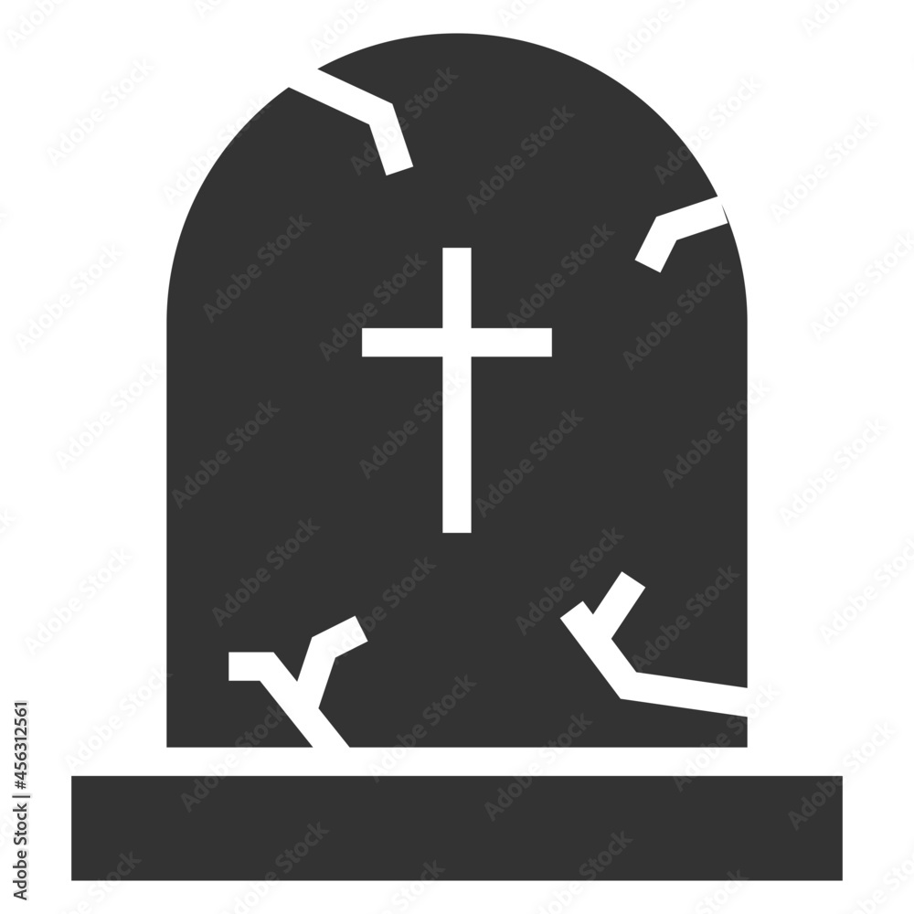Fototapeta premium graveyard icon