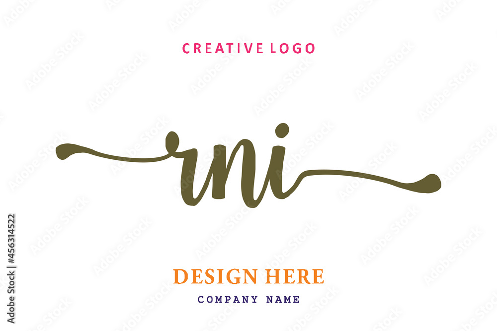 RNI lettering logo is simple, easy to understand and authoritative RNI lettering logo is simple, easy to understand and authoritative