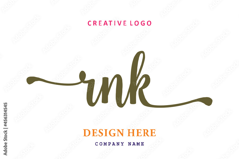 RNK lettering logo is simple, easy to understand and authoritative RNK lettering logo is simple, easy to understand and authoritative