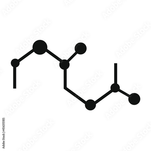 several circles attached to two truncated hexagons