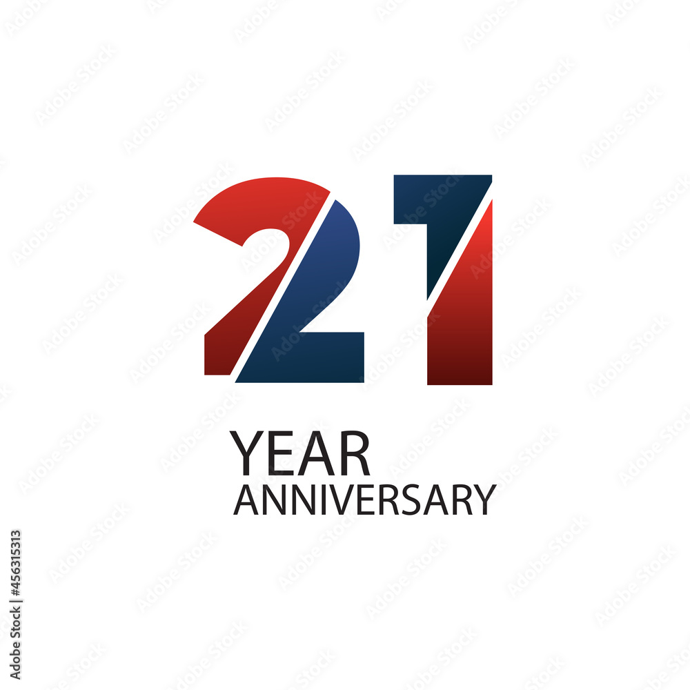 21 th anniversary event party. Vector illustration. numbers template for Celebrating. 21 th anniversary event party. Vector illustration. numbers template for Celebrating.