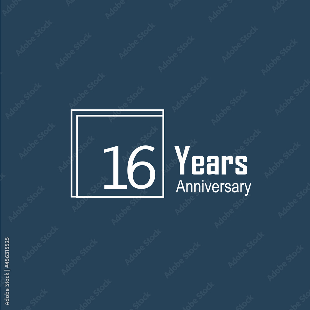 16th anniversary event party. Vector illustration. numbers template for Celebrating. 16th anniversary event party. Vector illustration. numbers template for Celebrating.