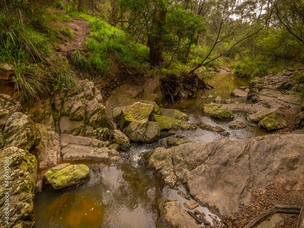 Obraz premium Down A Rocky Gully 