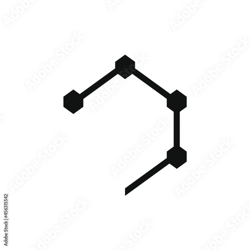 the truncated body hexagon pasted a few small black hexagons