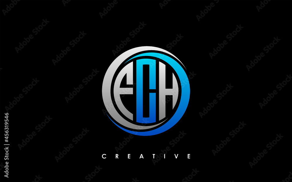 FCH Letter Initial Logo Design Template Vector Illustration FCH Letter Initial Logo Design Template Vector Illustration