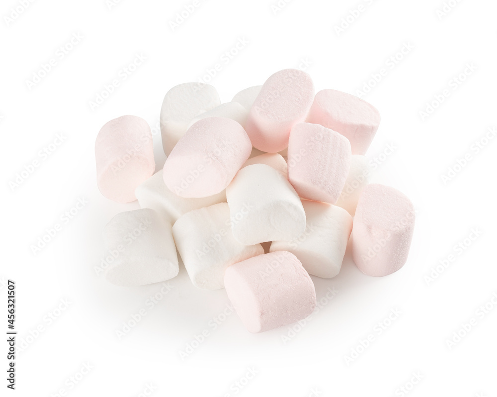 Marshmallow isolated on white background with clipping path. Marshmallow isolated on white background with clipping path.
