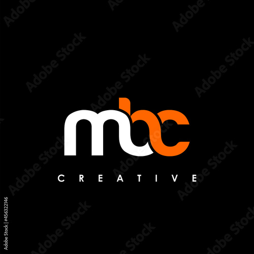 MBC Letter Initial Logo Design Template Vector Illustration photo