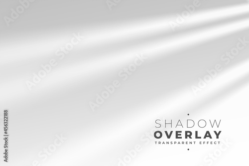 shadow overlay effect of light beam