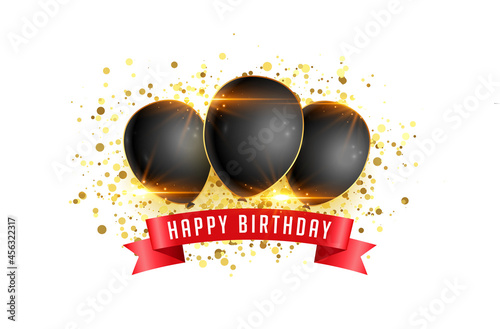 happy birthday celebration card background