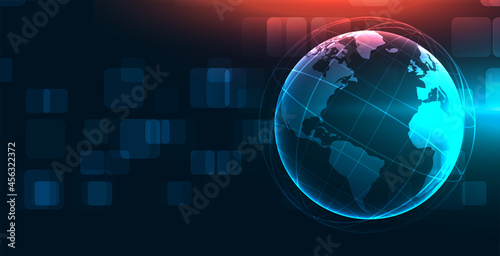 global technology earth news bulletin background