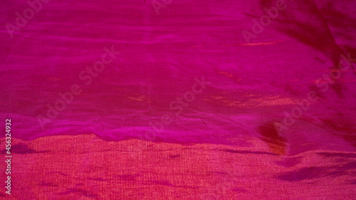 Tableau sur toile Pink texture of an Indian saree