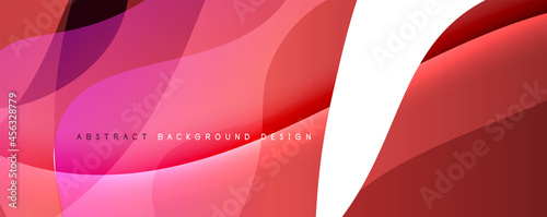Wallpaper Mural Trendy simple fluid color gradient abstract background with dynamic wave line effect. Vector Illustration For Wallpaper, Banner, Background, Card, Book Illustration, landing page Torontodigital.ca