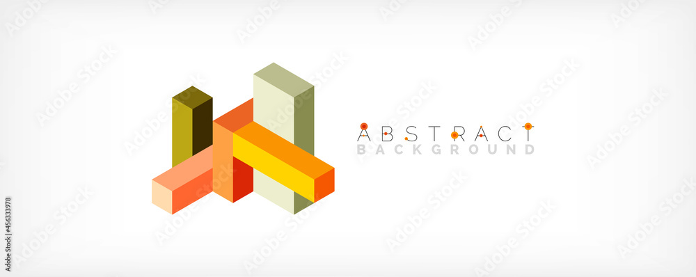Abstract background. 3d cubes, cubic elements and blocks. Techno or business concept for wallpaper, banner, background, landing page Abstract background. 3d cubes, cubic elements and blocks. Techno or business concept for wallpaper, banner, background, landing page