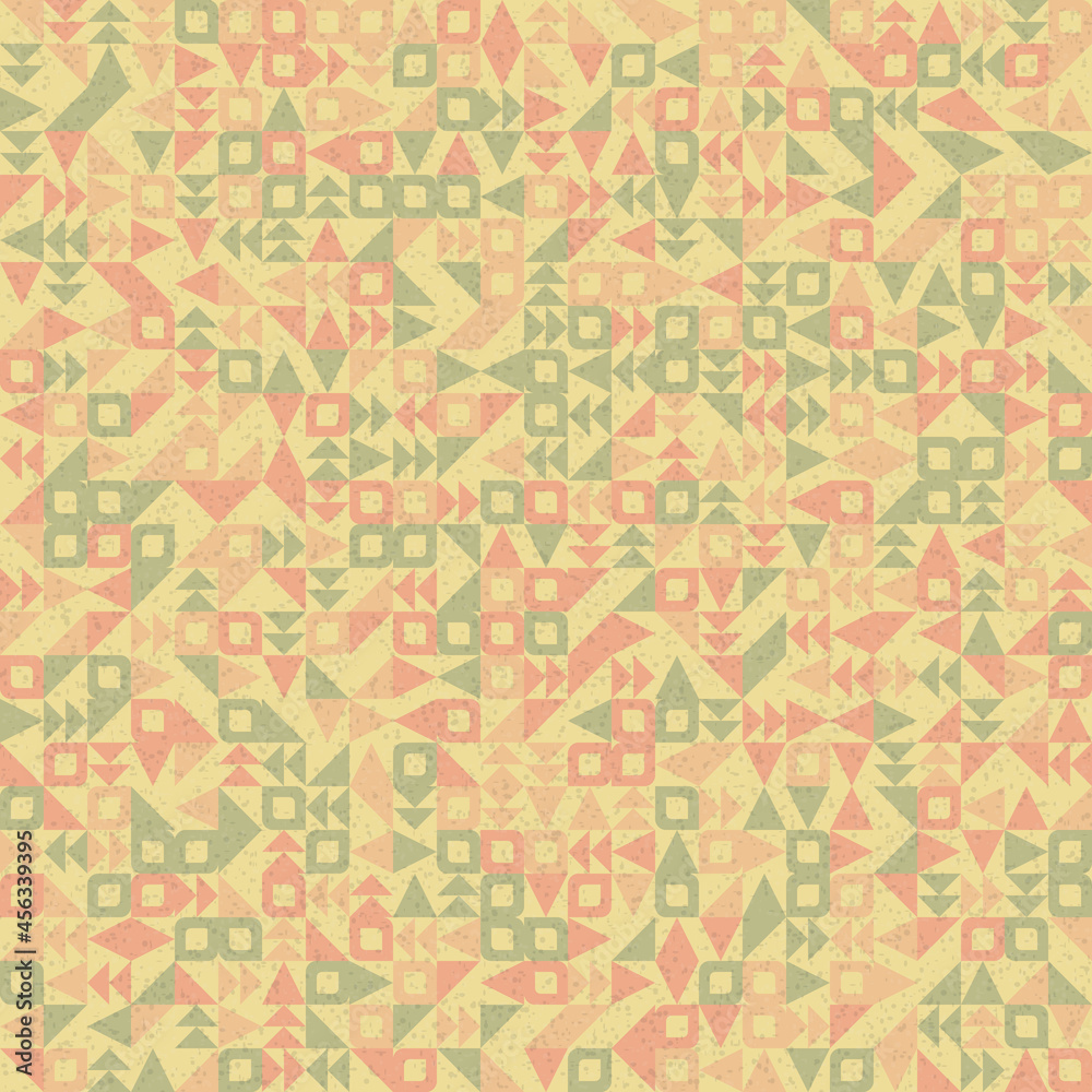 Fototapeta premium Abstract Geometric Pattern generative computational art illustration